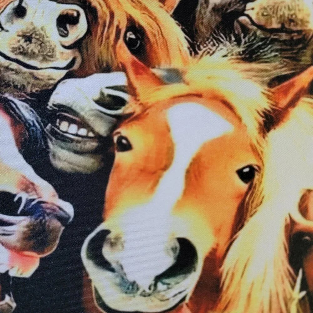 Laughing Horses Computer Non Slip Custom Mouse Pad